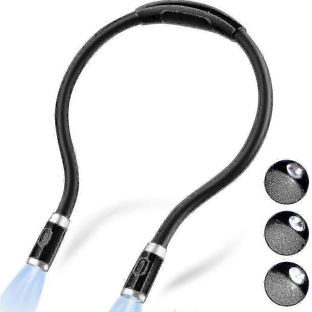 Round Neck Reading Light For Knitting Crafting Led Book Light