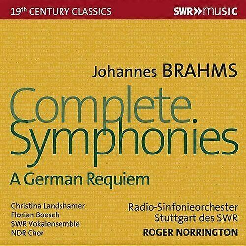 Johannes Brahms Johannes Brahms Complete SymphoniesA German Requiem CD Box