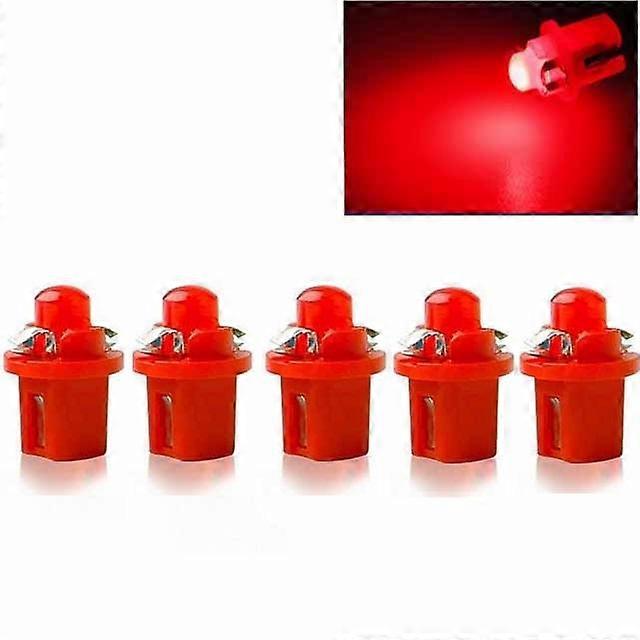 5pcs/1Pc T5 B8.5D 1SMD LED Car LED Dashboard Dash Gauge Instrument Panel Light Bulb 12V