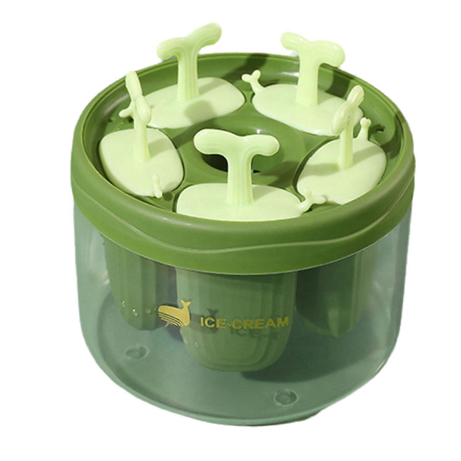 Unique and Healthy Ice Cream Snacks Molds Innovative Whale Ice Cream Molds Multifunctional Ice Popsicles Making Molds  Green
