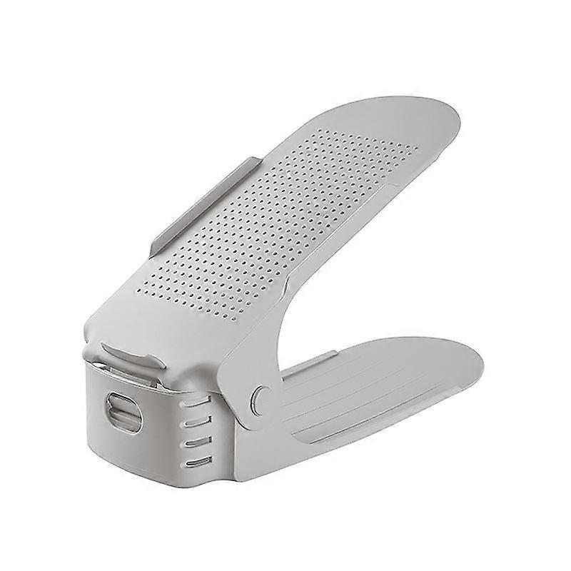 Adjustable Storage Double Thickened Shoe Rack Layered Shoe Tray Household Space-Saving Shoe Organizer Shoe Cabinet Shelves