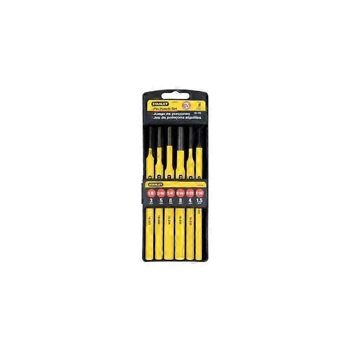 Stanley 6 Piece Pin Punch Set
