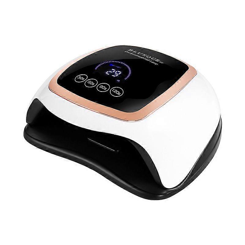 4-Timer Automatic UV LED Nail Lamp for Gel Polish - Fast Drying with Sensor, Adjustable Time Settings