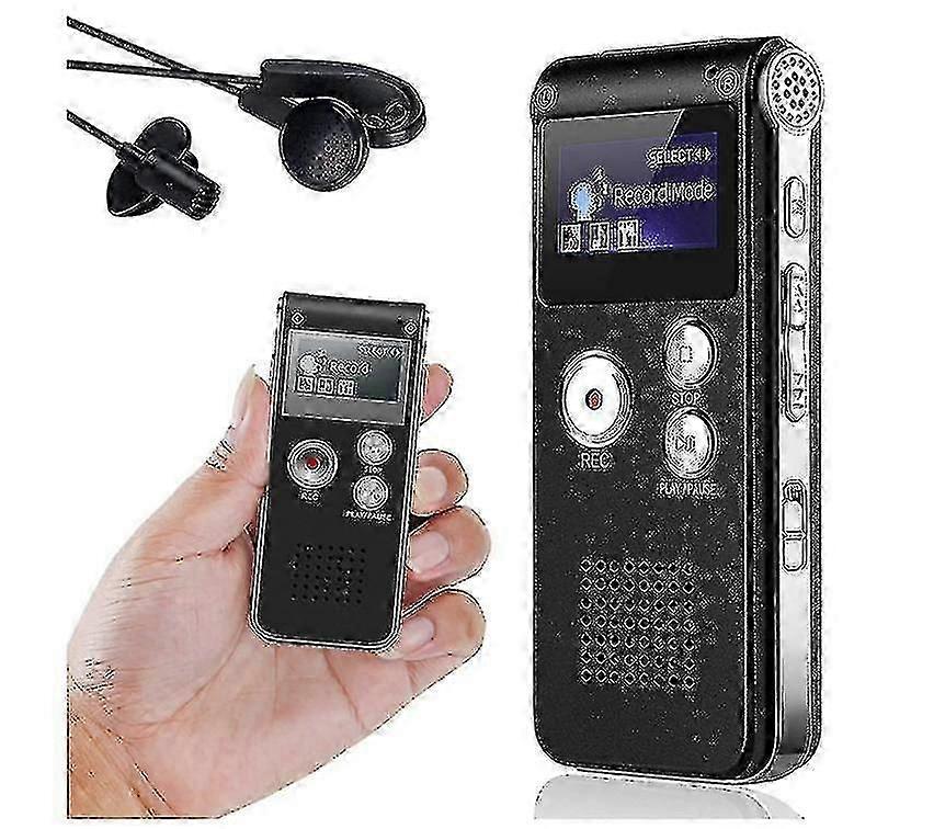 4gb Digital Rec, O Mp3 Player, Recharable Lcd Sound Dictaph Ce, Yanlieso