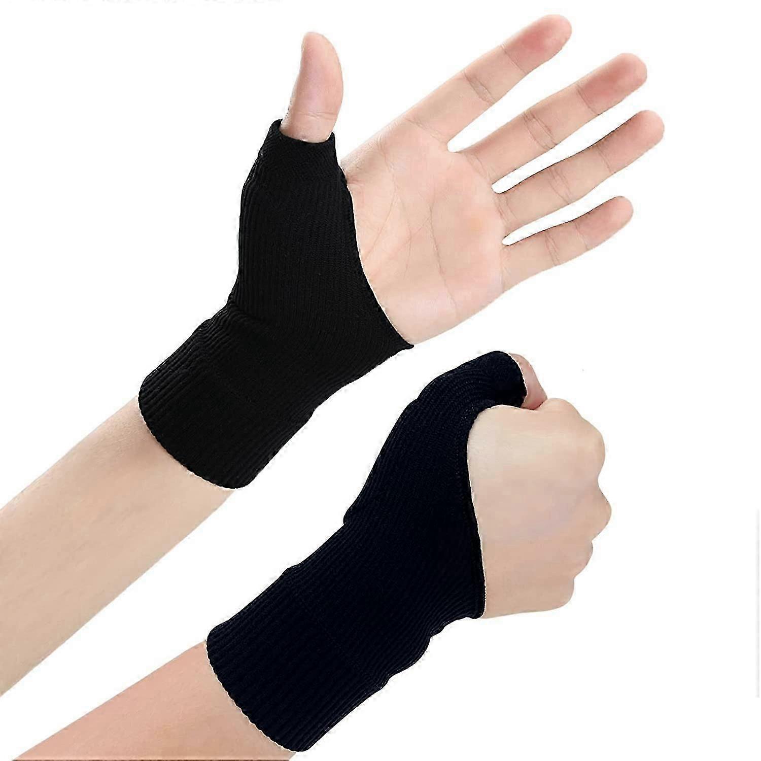 Wrist Thumb Support Compression Gloves (1 Pair) with Soft Gel Pads