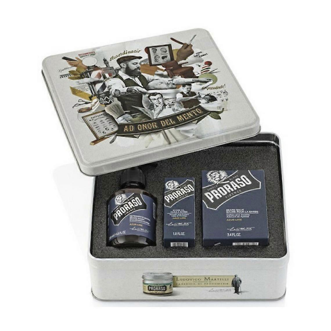 Coffret Barbe Azur Lime