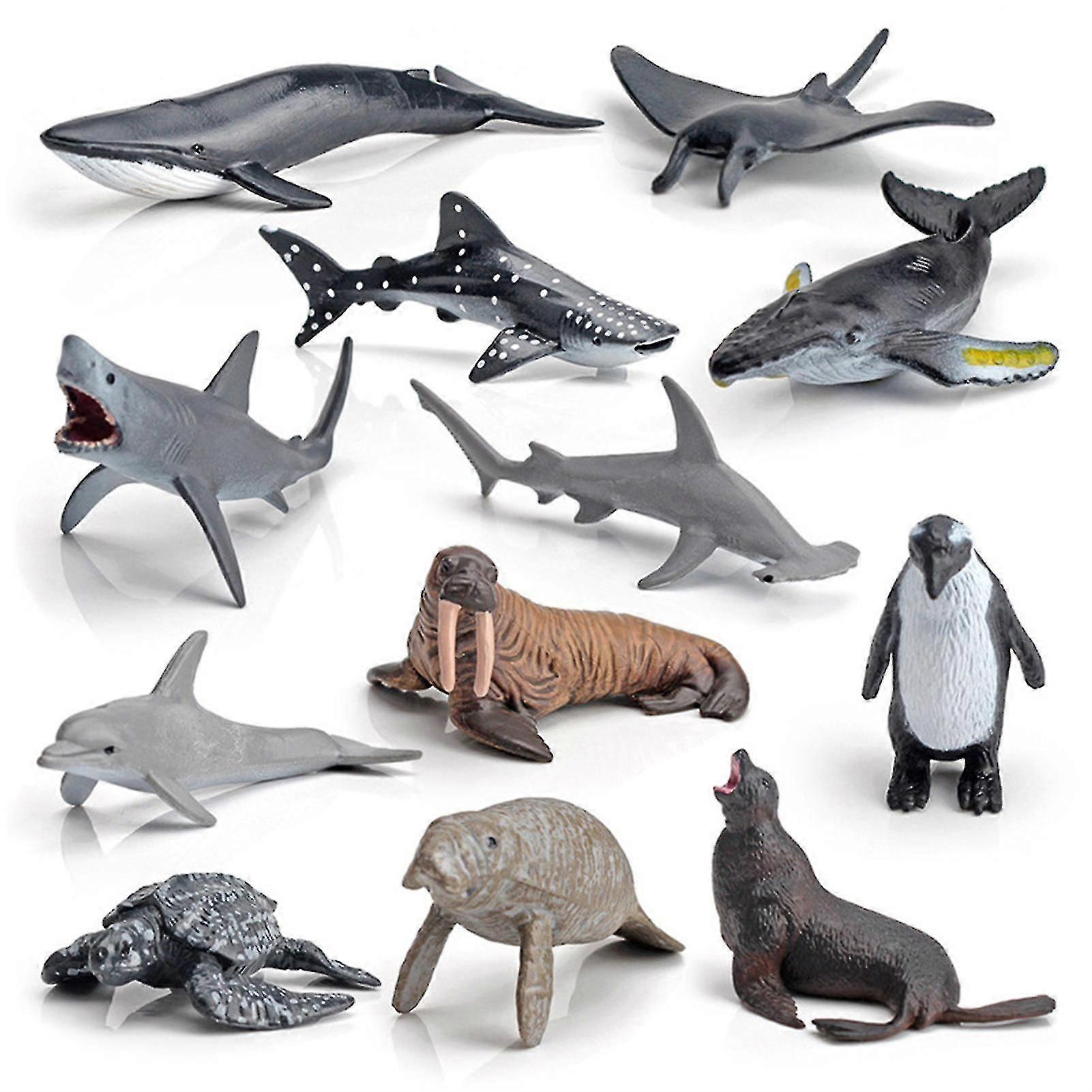 Simulation Aquatic Creatures Action Figures Lovely Educational Toy For Kids