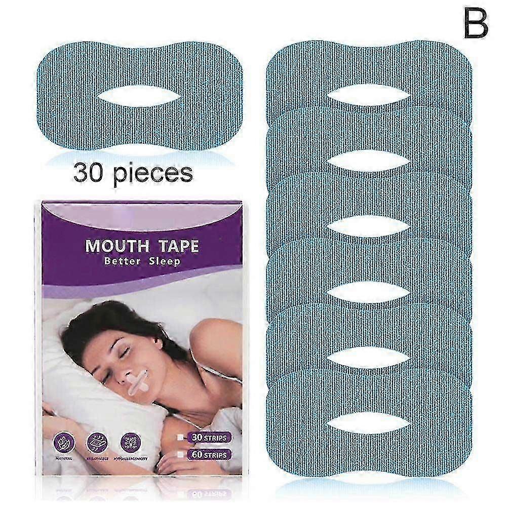 30Pcs Strip Mouth Tape Advanced Gentle for Better Nose Improved Breathing