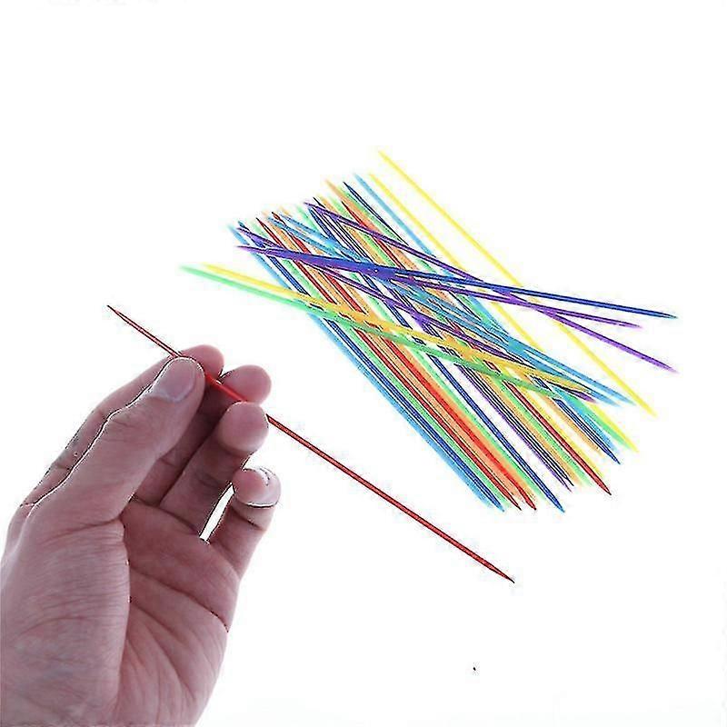 30pcs / مجموعة الكلاسيكية البلاستيك التقاط العصي تعيين لعبة لعبة التقليدية
