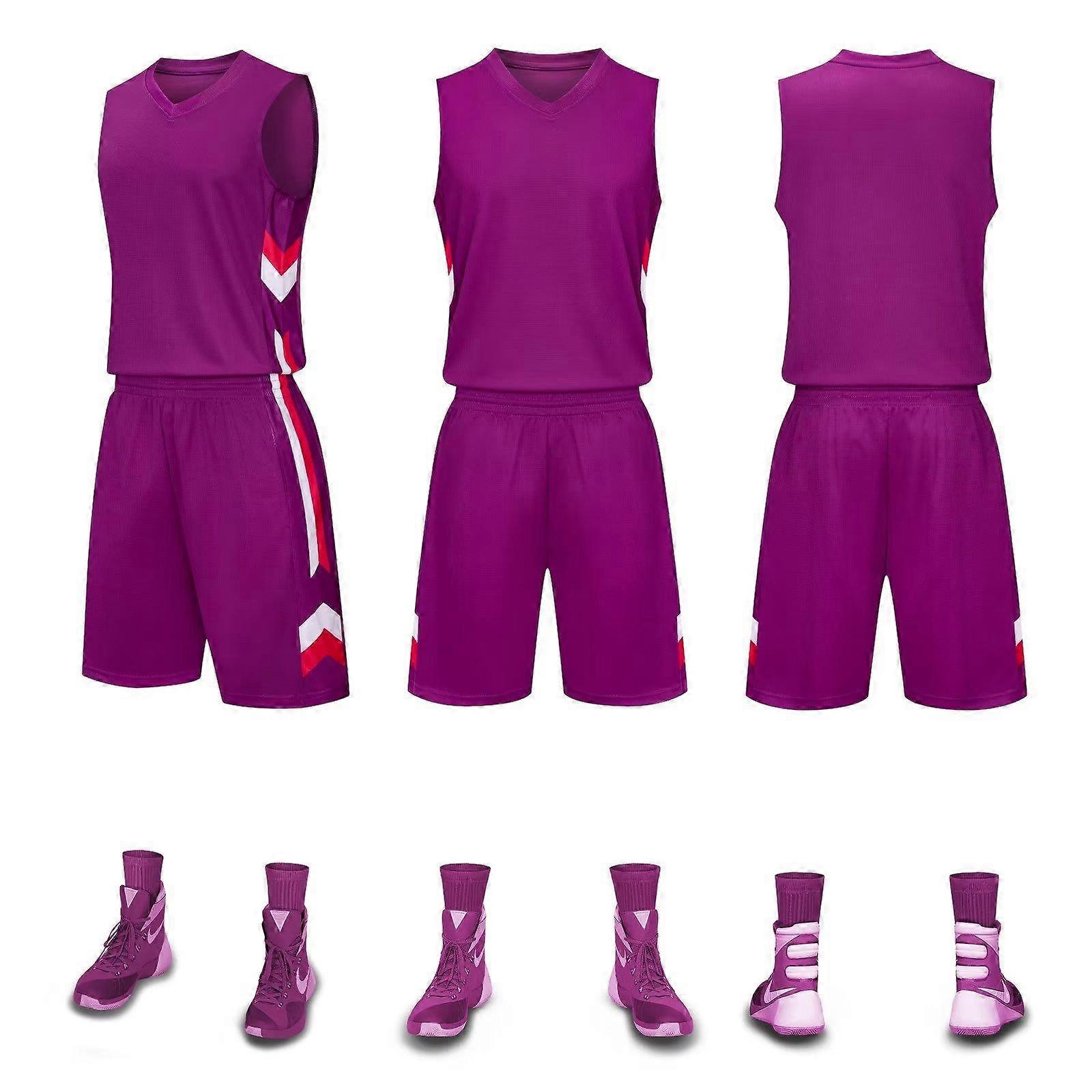 High-end New Basketball Uniforms, Adult Children's Basketball Game Training Uniforms, Men's and Women's Quick-drying, Jerseys.