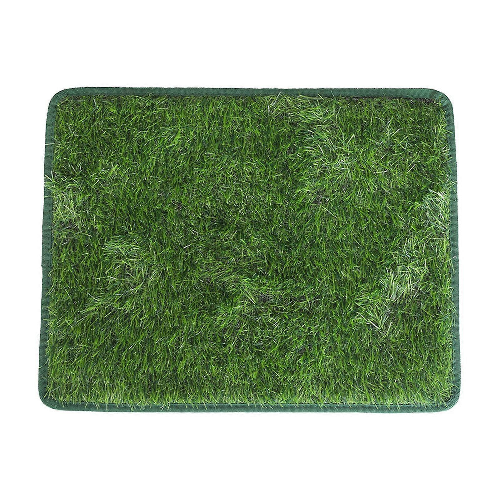 Dog Grass Mat with Tray, Artificial Turf Pee Mat