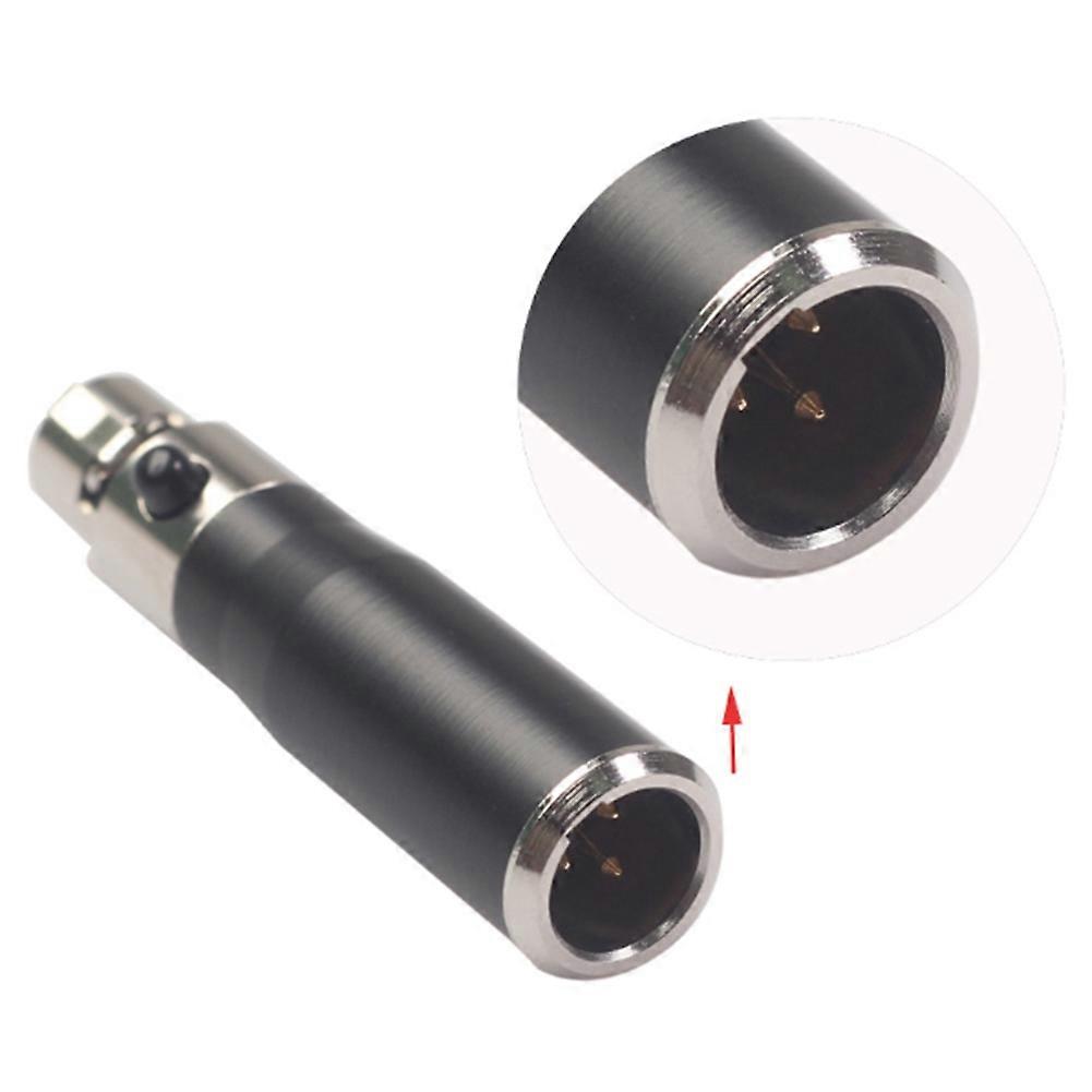 XLR 3 Pin Male to 4 Pin Female Adapter Plug for Microphone Speaker