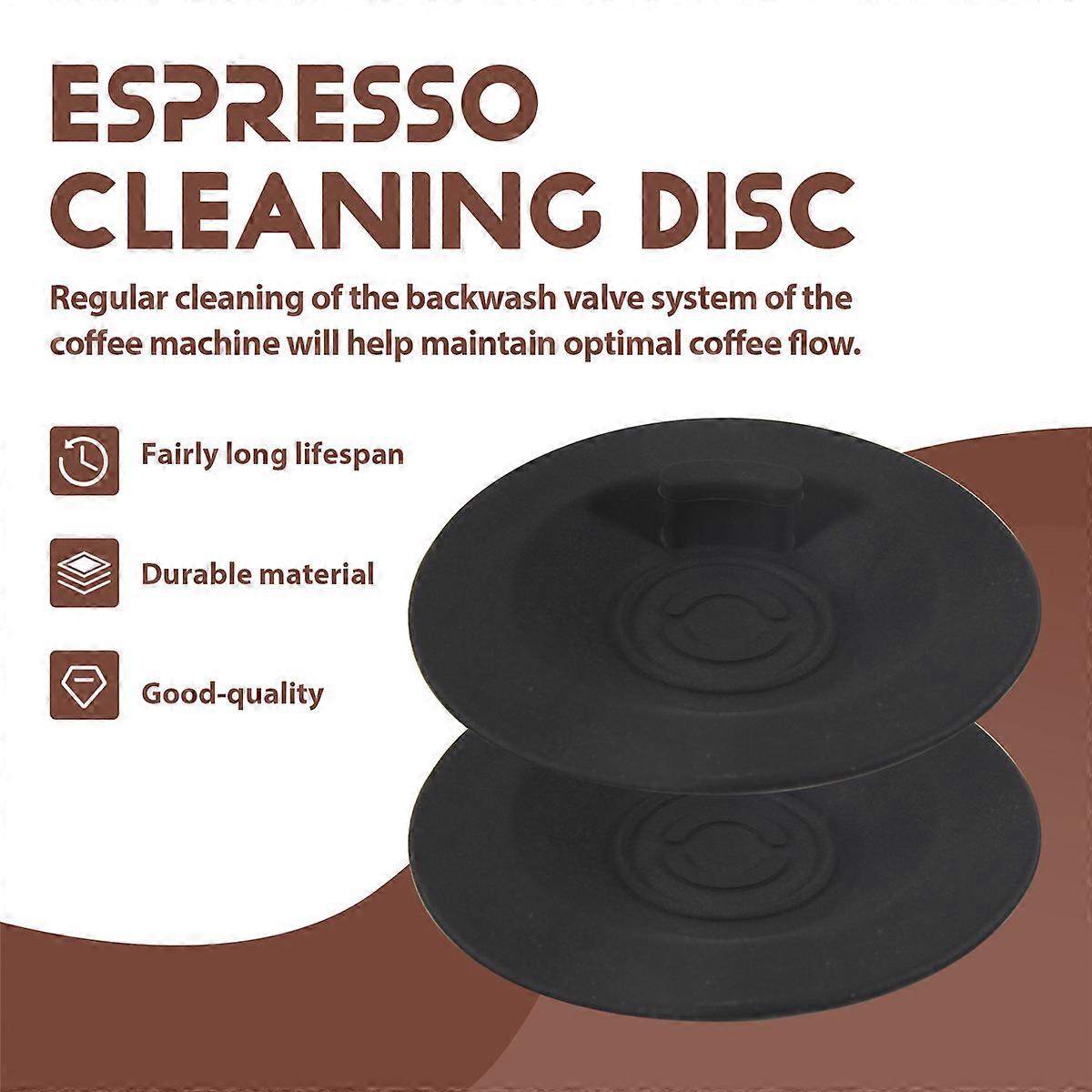 2 Pack Espresso Cleaning Disc,for Espresso Machine 9 ,58mm