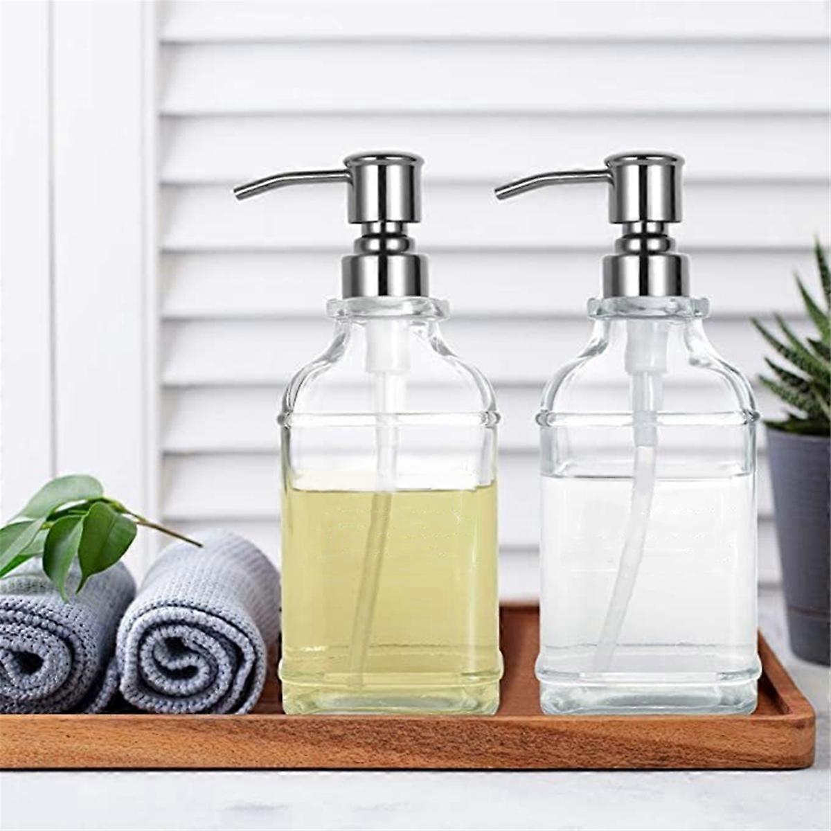 Soap Dispenser with Rust Proof Pump Refillable Hand Soap Dispenser, A