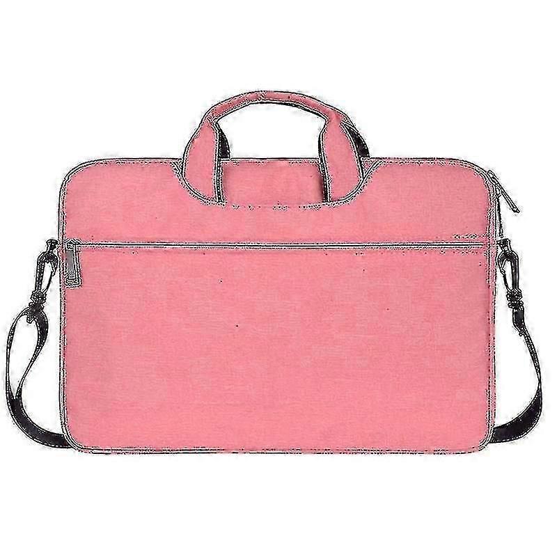 Computer Accessory Sets St01s Waterproof Oxford Cloth Hidden Portable Strap One-shoulder Handbag For 13.3 Inch Laptops Pink