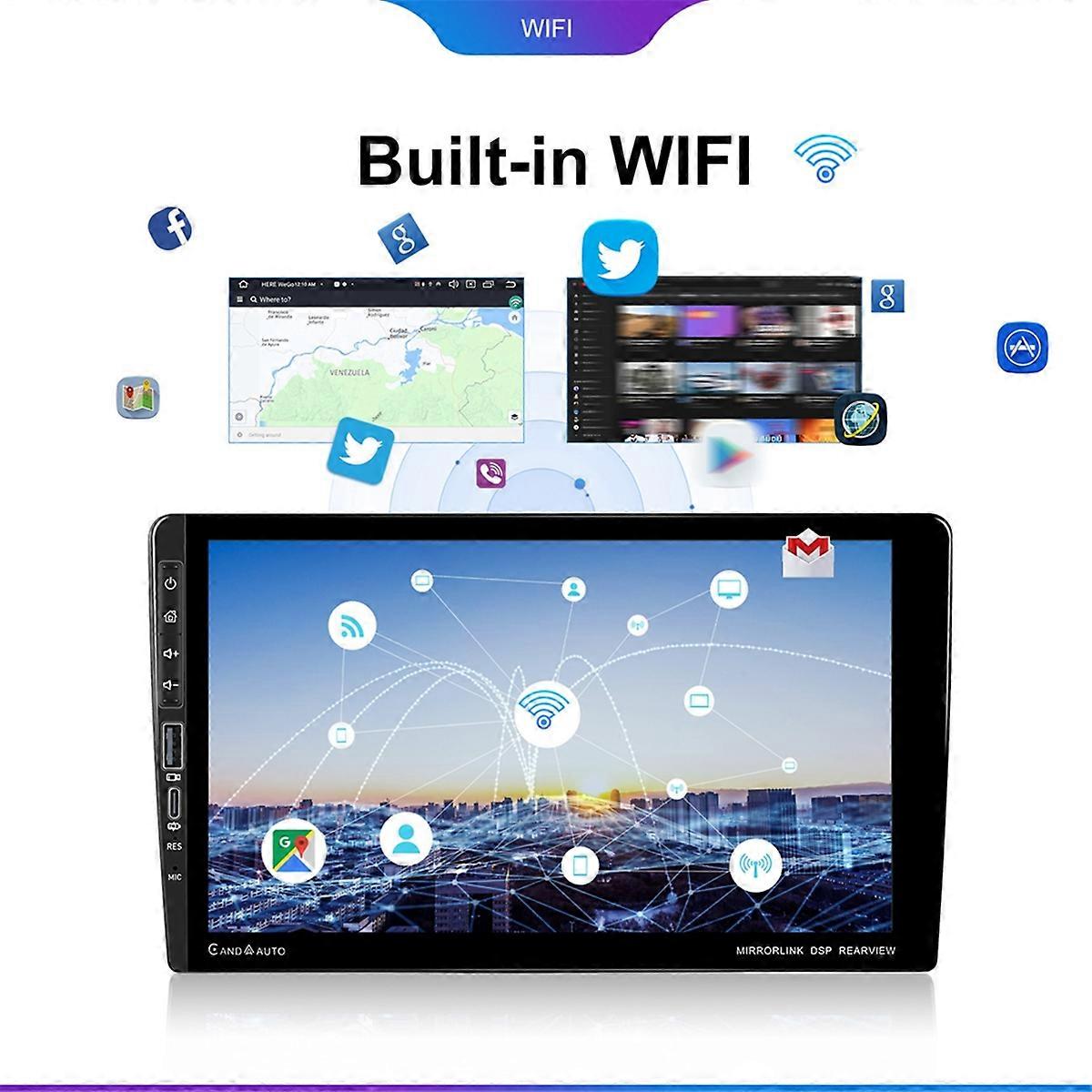 4G + 64G CarPlay Android 13 Rádio Automotivo 9 polegadas Universal