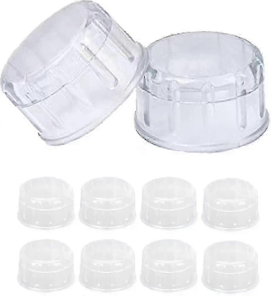 10-Piece Set of Plastic Caps for 500ml and 700ml Shaker Bottles - Perfect for Bubble Tea Consumption Walkbee F24 Compatible