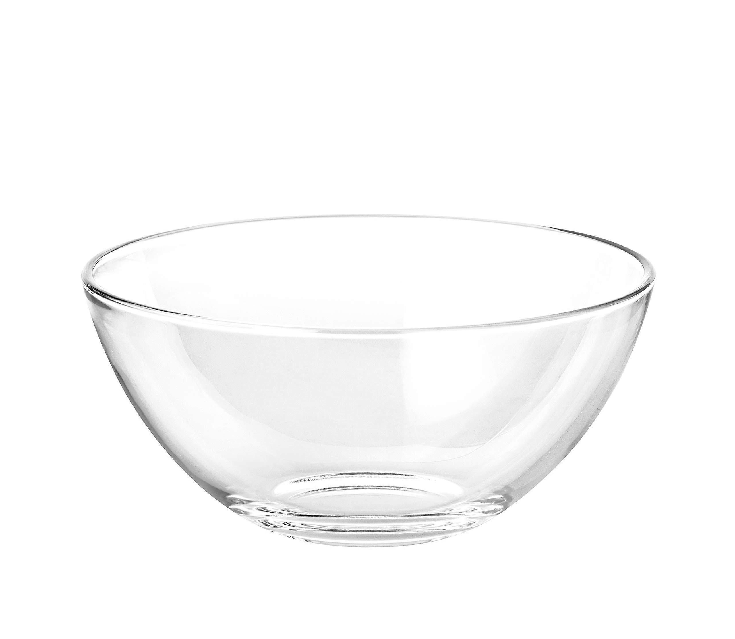 European Glass Serving Bowl for Salad 7.8" D