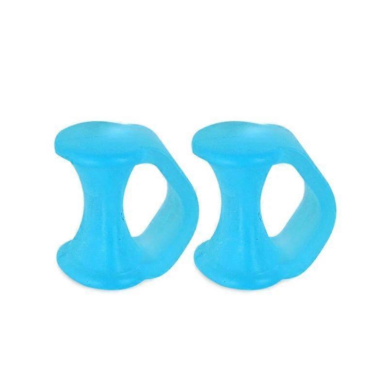 2-Piece Silicone Foot and Hand Protector Orthopedic Pedicure Tool for Toe Separation and Bunion Hammer Corrector
