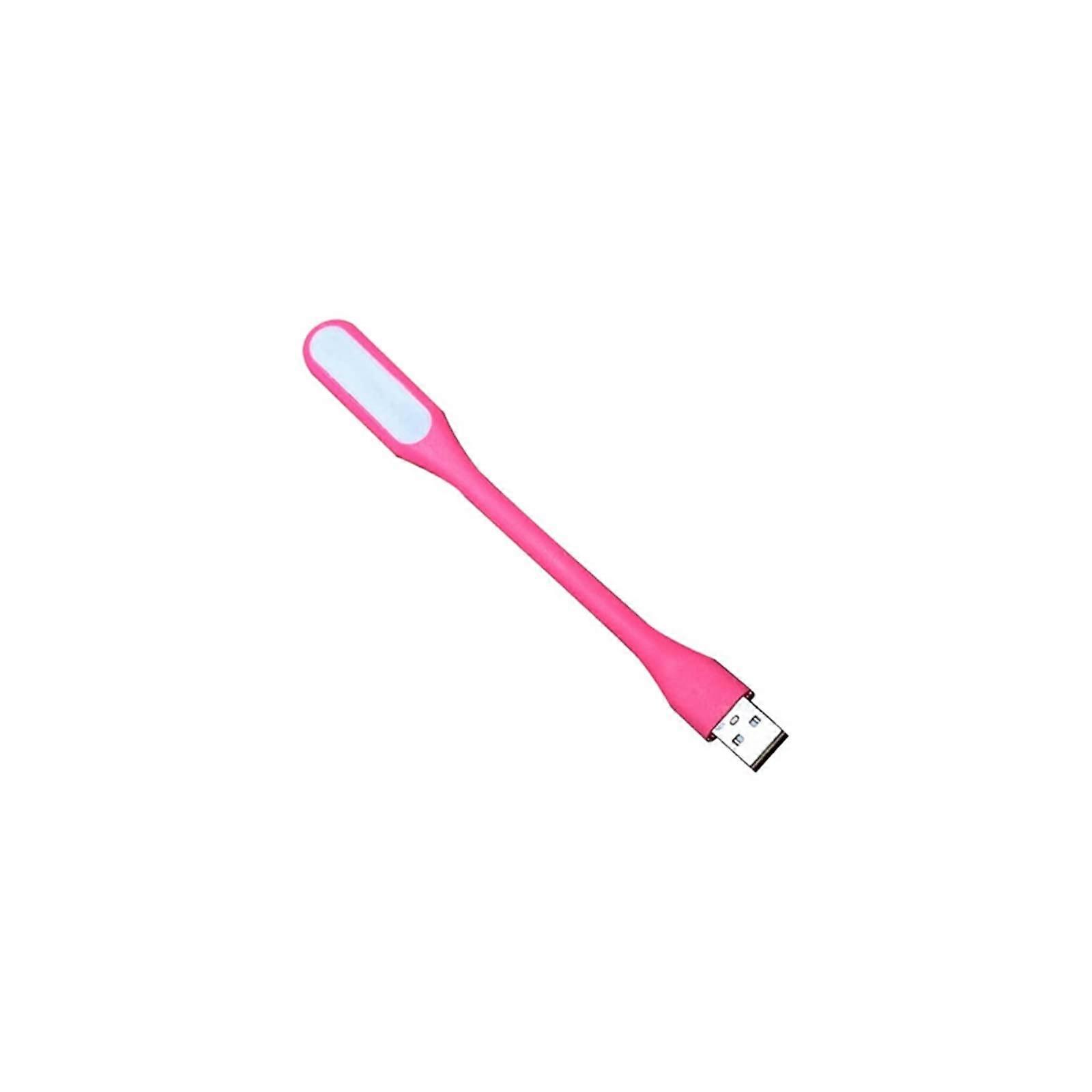 USB LED Light Portable Book Reading Light 5V 1.2W Foldable Small USB Lamp for Power Bank PC Notebook Laptop - 2PCS Pink