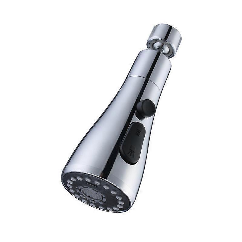 Kitchen Sink Faucet Spout with 3 Modes 360° Swivel Faucet Spout Sink Aerator for Kitchen Faucet Replacement Spout, G1/2