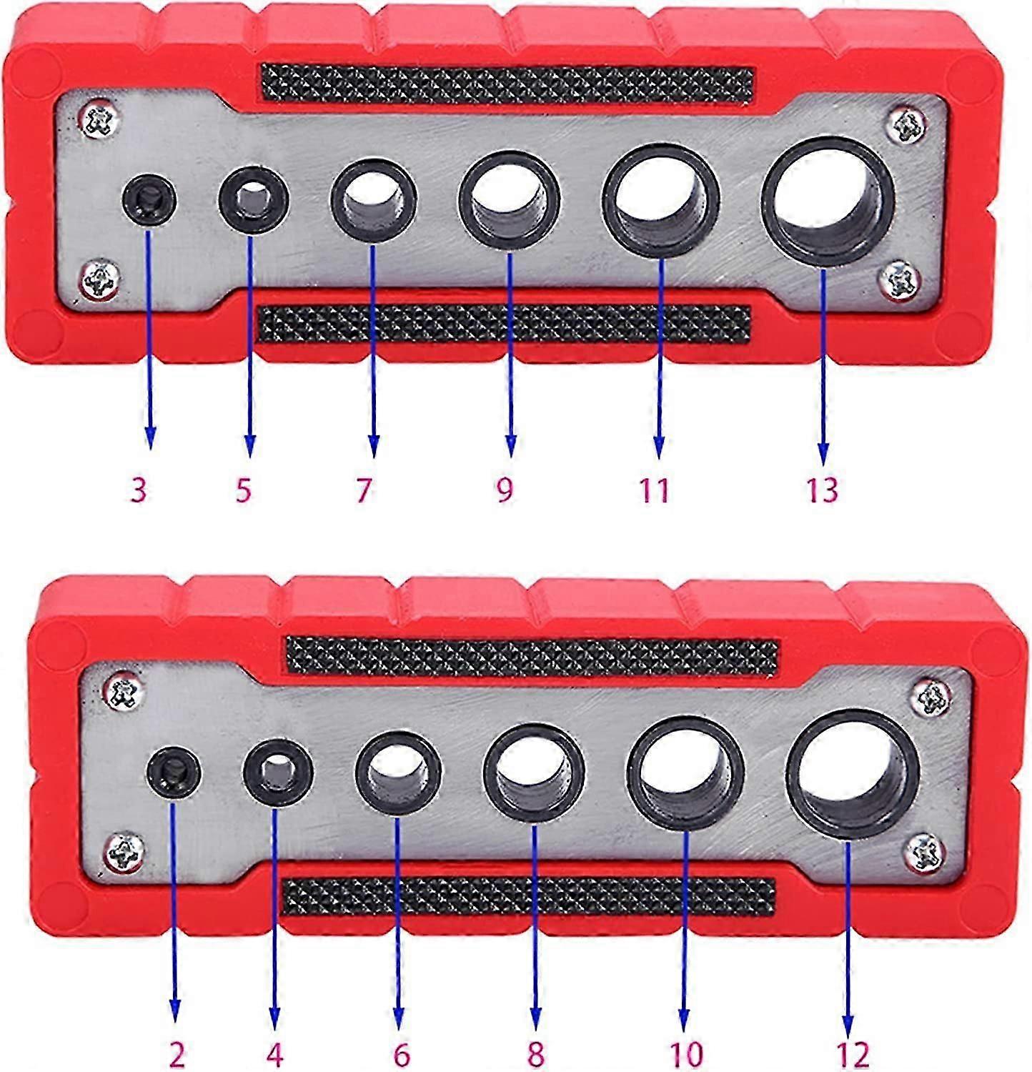 Set of 2 Wood Dowel Drilling Guide Jig Kit