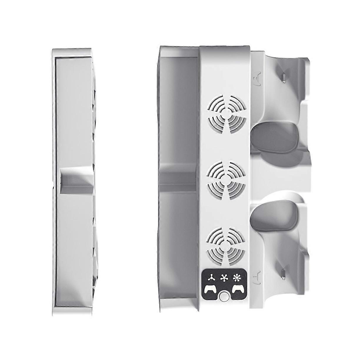 For Pro Slim Horizontal Stand with 3-Level Cooling Fans for Game Controller Charging Station