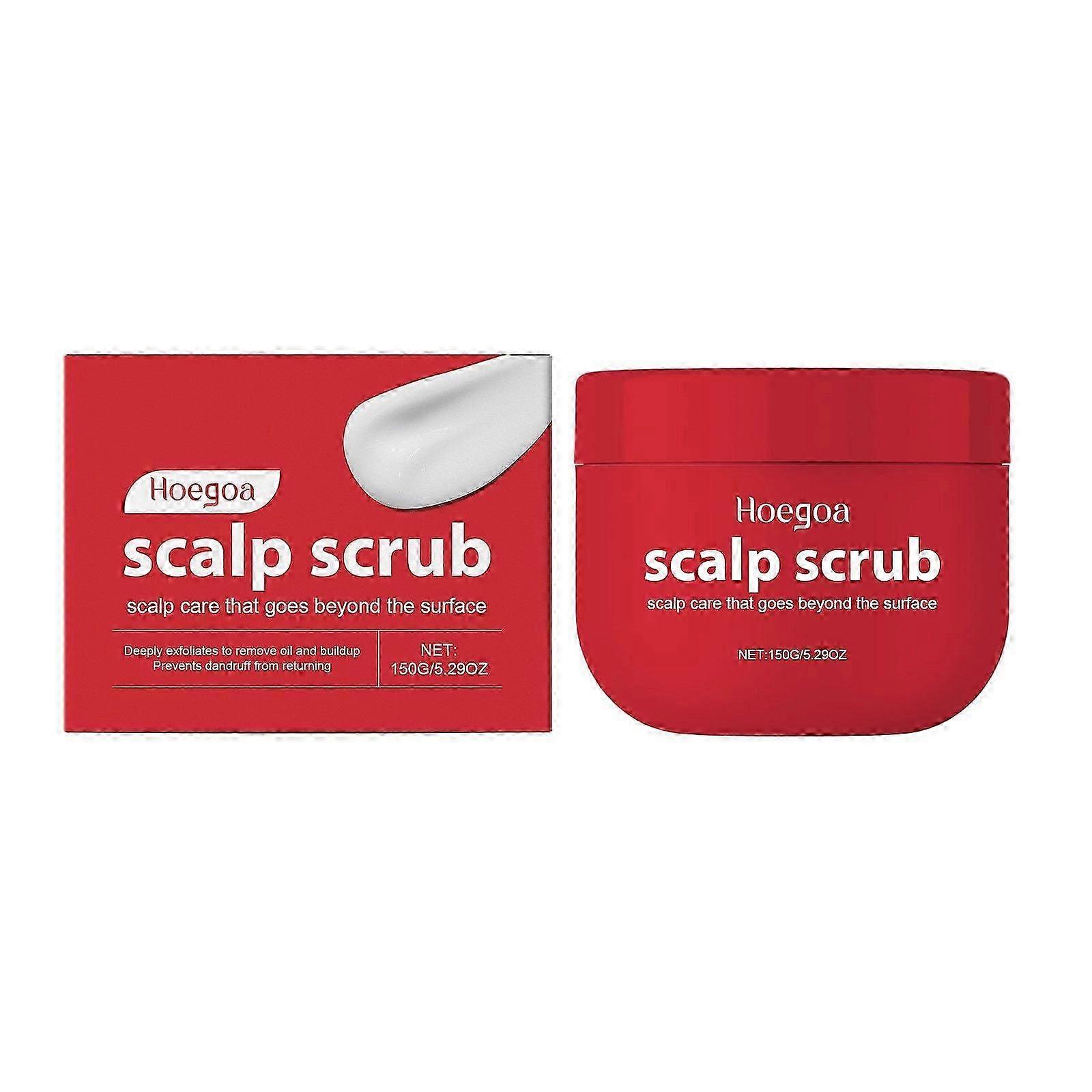 Exfoliating Scalp Scrub Shampoo, Exfoliator with Tumeric & Avocado Oil to Remove Buildup, Reduce Flaking and Promote Healthier, Fuller Hair