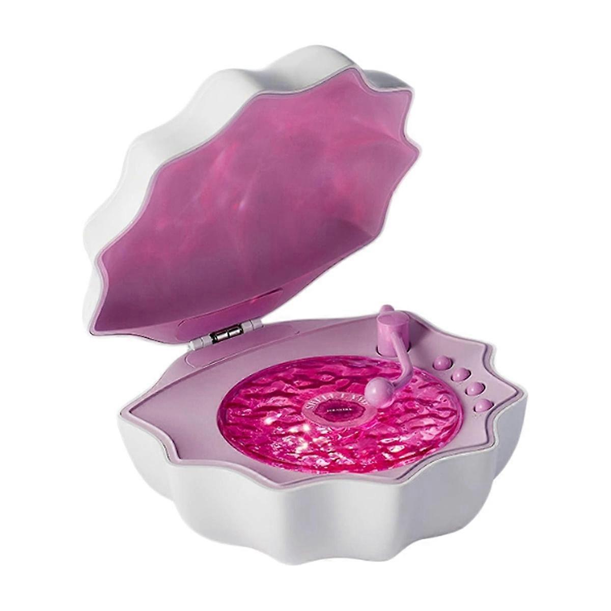 Moana Shell Speaker Shell Lamp Wireless Bluetooth Speaker Subwoofer Sleeping Desktop Ornaments Gift for Friends Purple