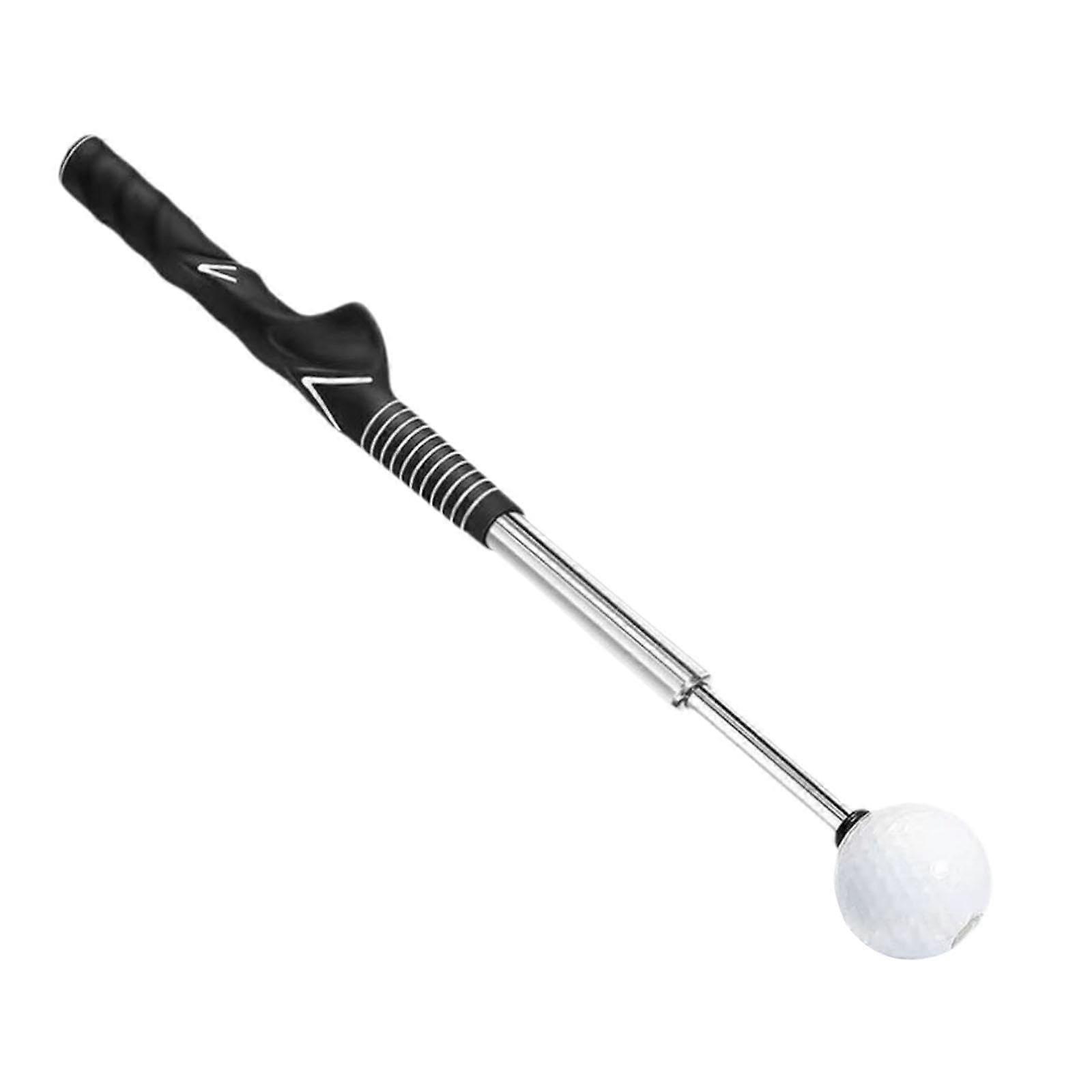 Telescopic Golf Swing Trainer Warm-Up Stick for Beginners - Adult Alignment Aid for Flexibility and Speed Training