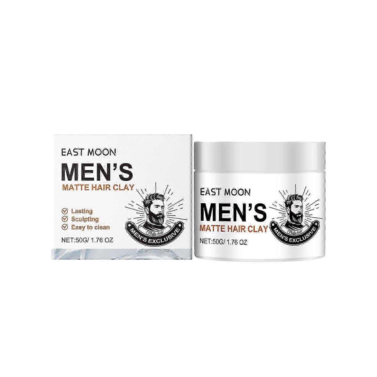 East Moon Matte Fluffy Pomade Styling Hair Natural Styling Refreshing Soft Pomade