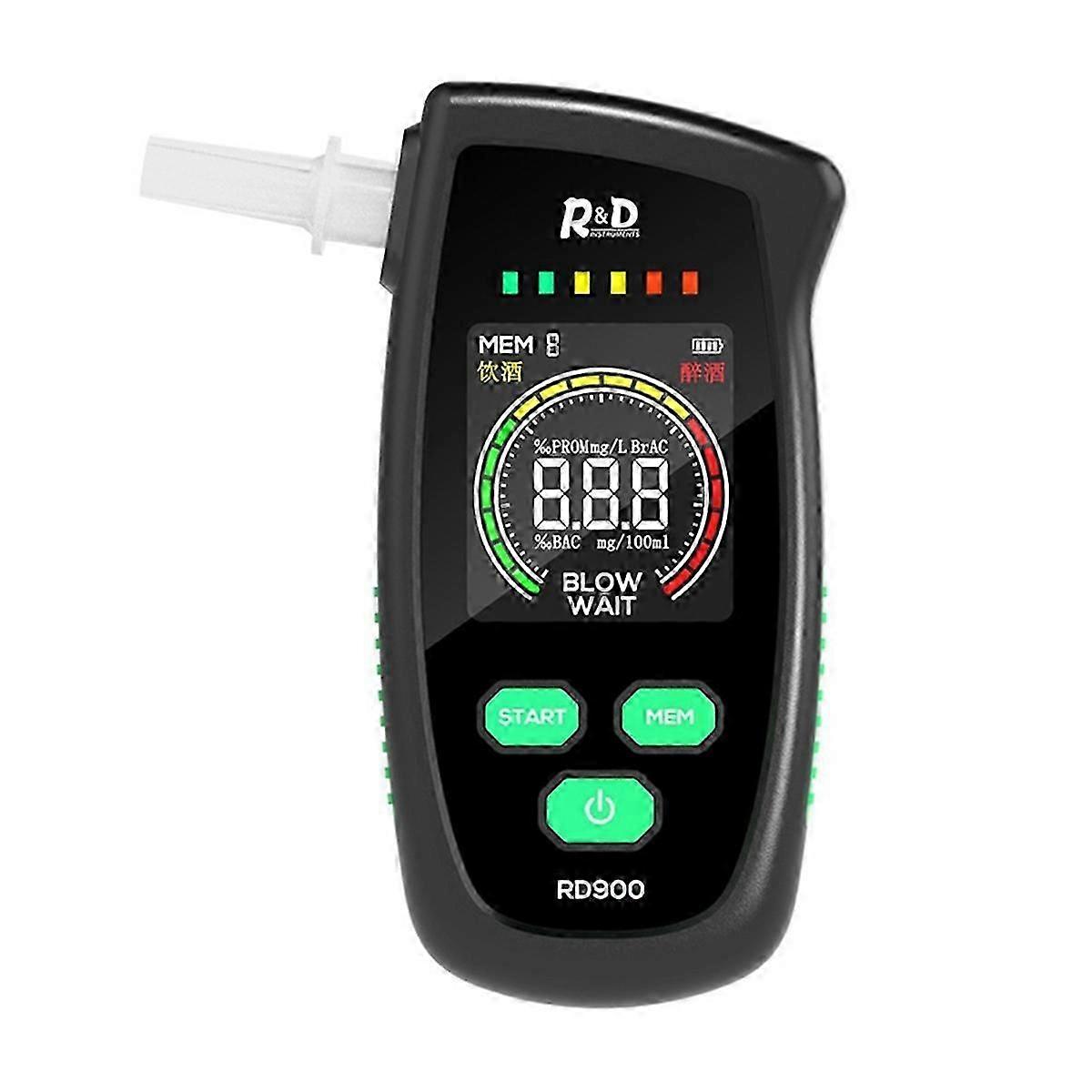 Digital Alcohol Breath Tester Handheld LCD Screen Alcohol Detector