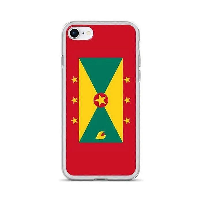 iPhone Case - Grenada Flag - iPhone SE 2020 - Flexible - Multicolor - Unique Design
