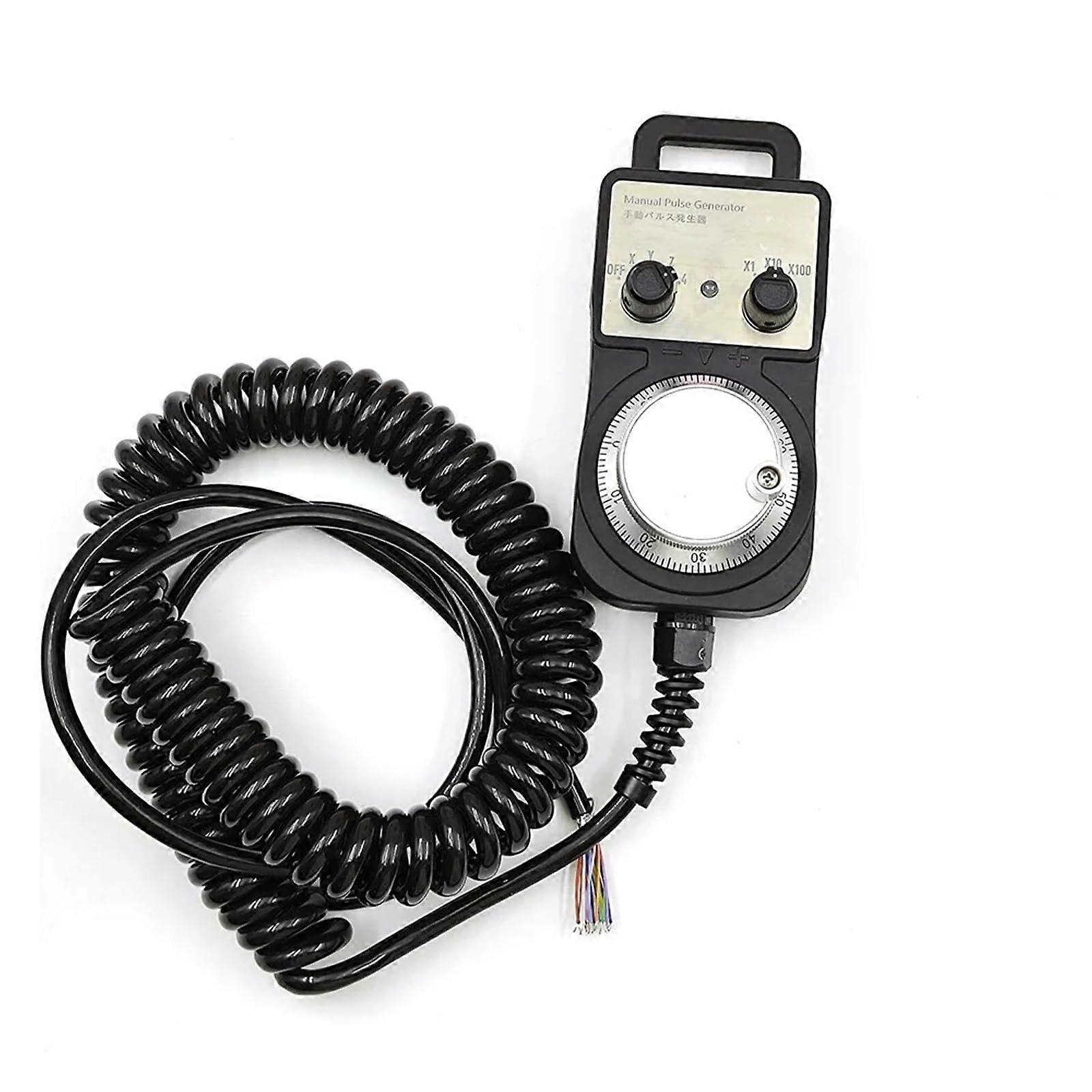 4-Axis 6-Axis Electronic Handwheel Encoder Handheld MPG Controller Manual Pulse Generator with 6 Axis LED Indicator Light