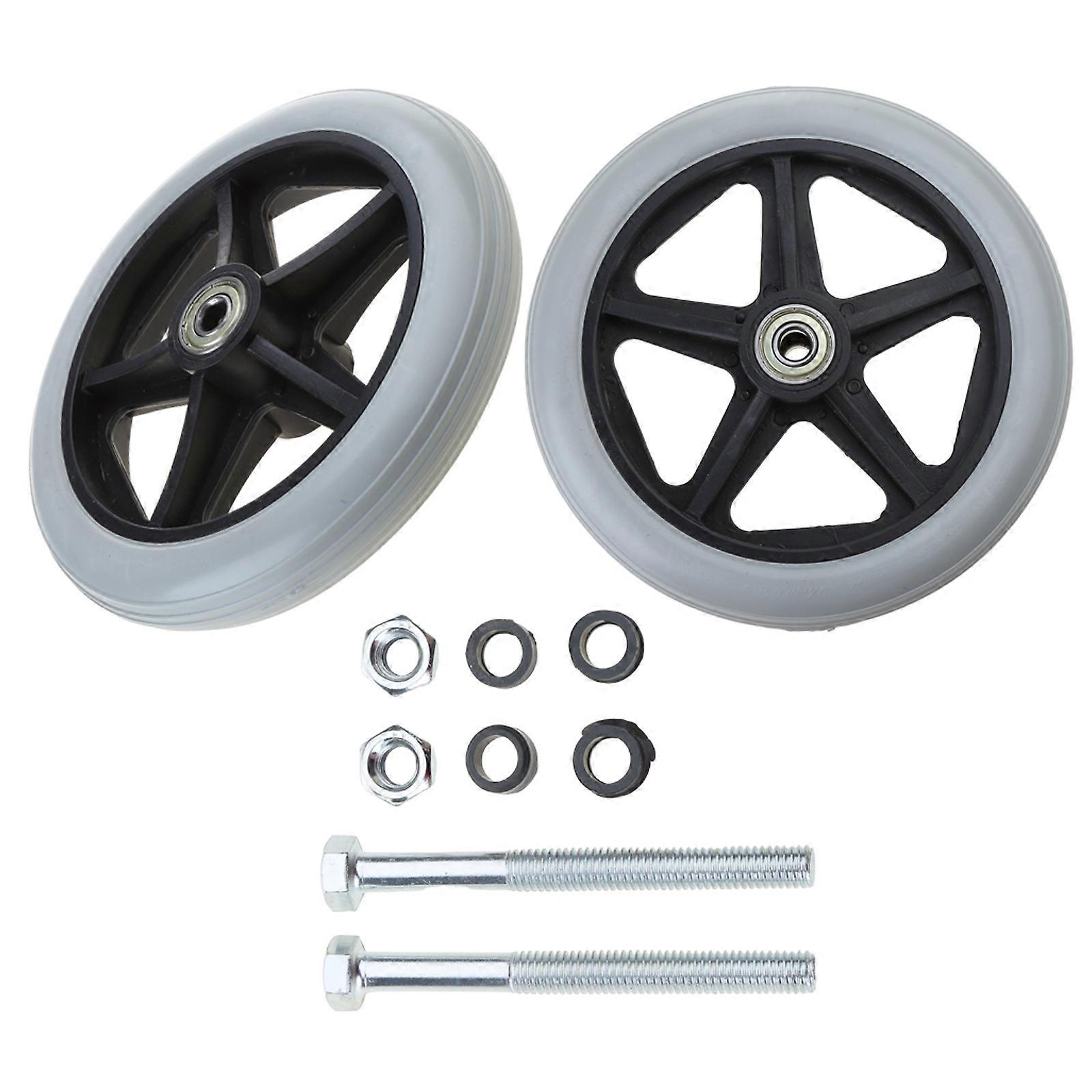 2pcs 6 "Rollstuhl Rollen Kleine Wagen Rollen Stuhl Räder Zubehör