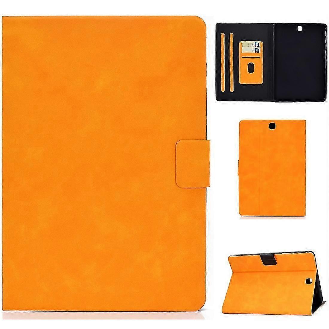 Cowhide Texture Horizontal Flip Leather Case with Holder & Card Slots & Sleep / Wake-up Function For  Galaxy Tab A 9.7 T550/T555C