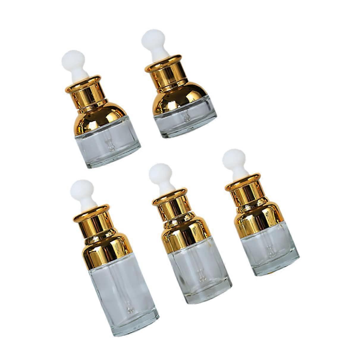 eteriska oljefodral 5st oljeburkar droppflaskor medicinflaska Ref: 1626