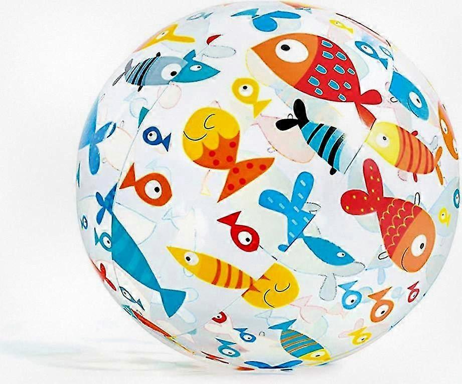 Large Inflatable Beach Ball for Kids, Baby Ocean Play Ball with a Diameter of 37cm When Inflated