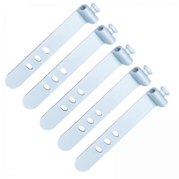 2x 5x Cord Management Ties Reusable Cable Organizer Multipurpose Silicone Cable