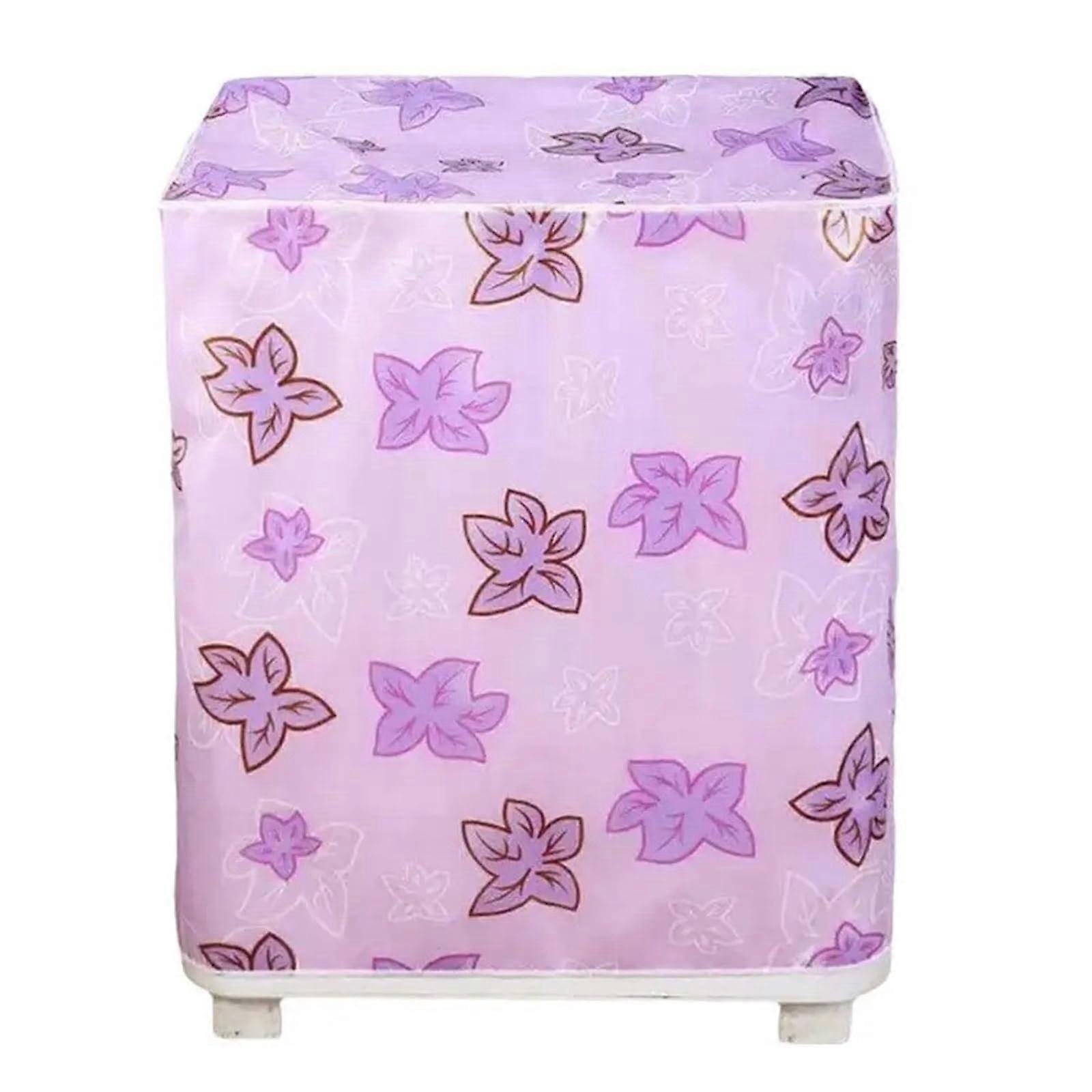 Washing Machine Cover Sunshade With Zipper Pink B