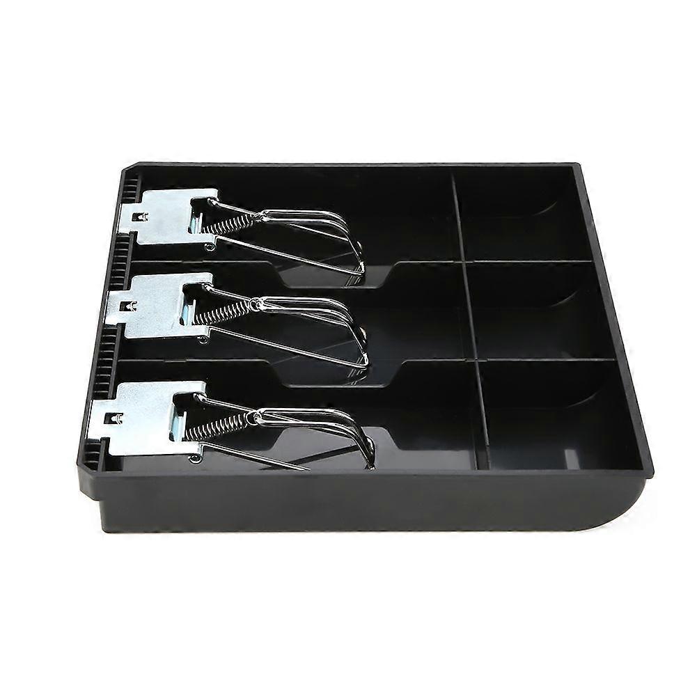 High quality Metal Clip Three-Level Cashier Box (Black)