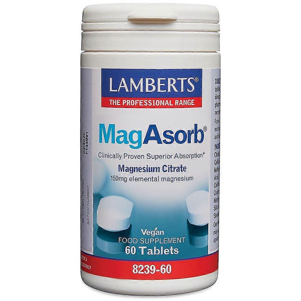 Lamberts MagAsorb 150mg (as Citrate) 60 tablets