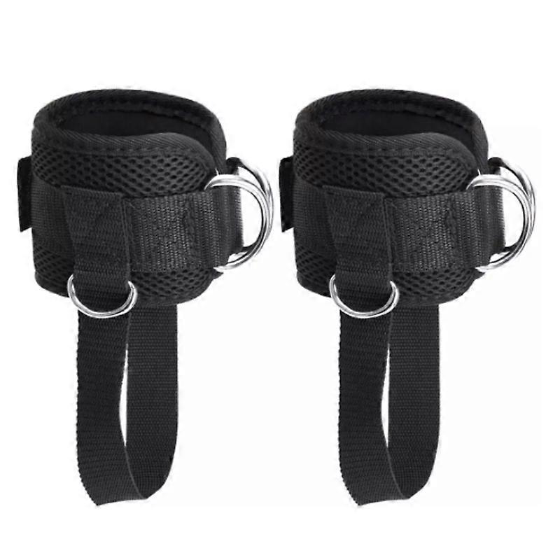 Adjustable Ring Ankle Straps with Foot Strap Cable Machine