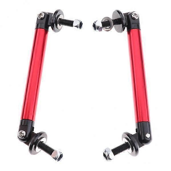 6xPair Front Frame Bumper Protector Splitter Rod Support Bar