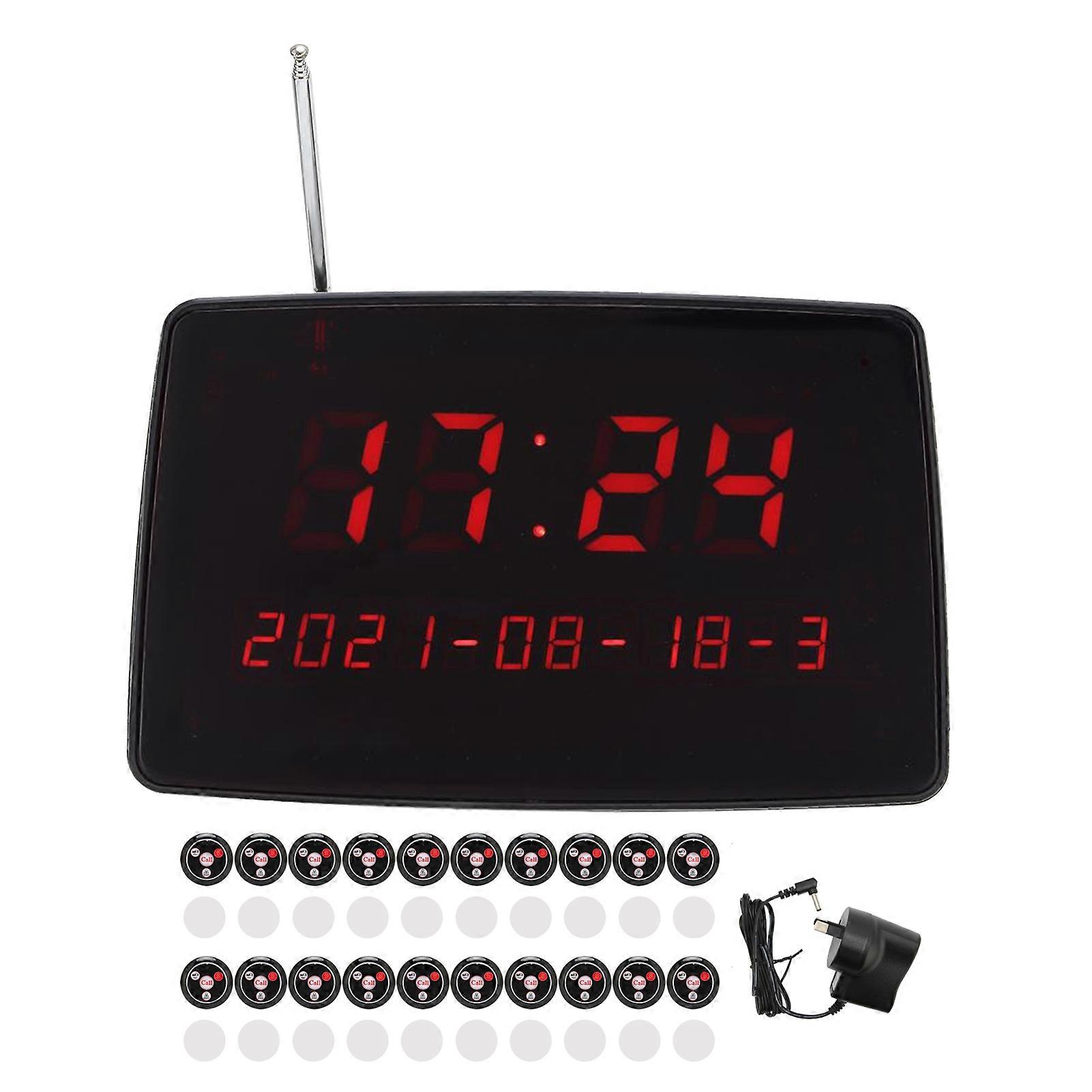 Restaurant Pager System 20 Pagers Stylish Wireless Pager System for Hotels, Bars and Restaurants