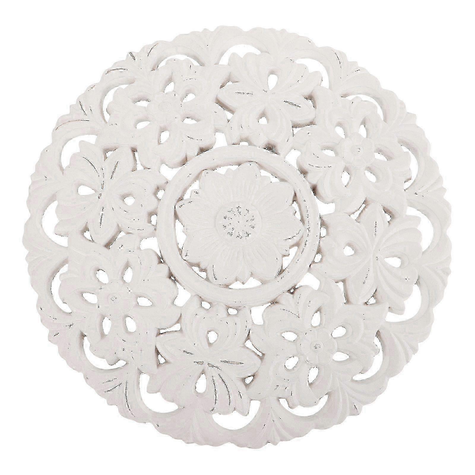 2025 Delicate Flower Pattern Wall Decor Indoor Wood