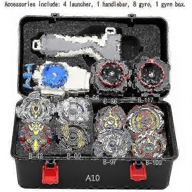 Beyblade Burst Arena Toy Set with Storage Box and Handle, Metal Fusion Top Launcher Included, Compatible with Various Brands of Beyblades