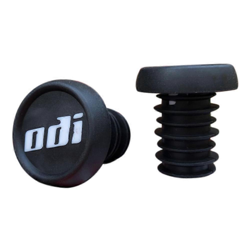 ODI 2Pcs Bicycle Handle Bar End Plugs Lightweight Handlebar Black