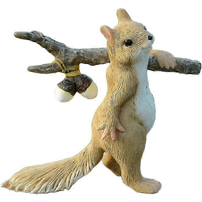Exploring Creative and Durable Resin Garden Ornament in the Shape of a Little Squirrel for Decorative Purposes