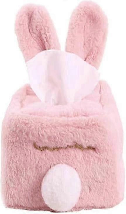 Cartoon Animal Tissue Holder,Plush Soft Tissue Box Tissue Holder